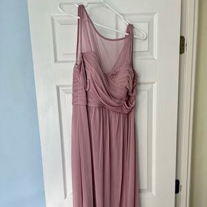 David’s Bridal Quartz Bridesmaid dress
